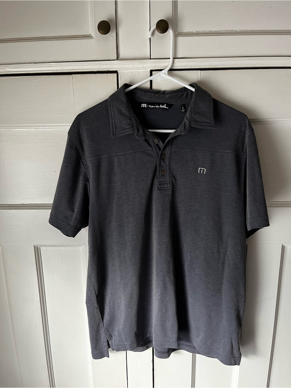 Travis Mathew - Charcoal Gray Polo Shirt - Men’s Size L